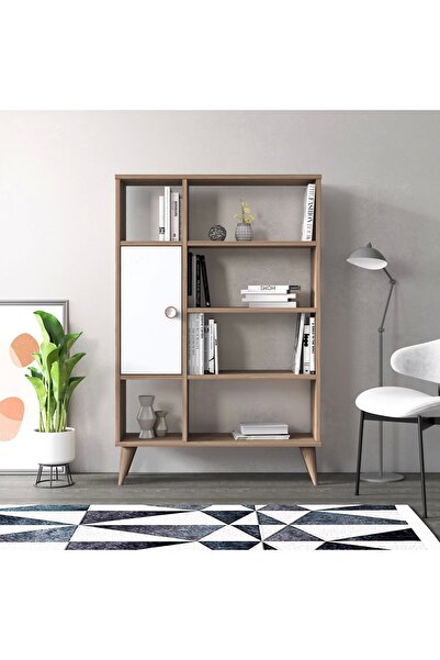 Ruum Store By Doğtaş Soho Geniş Kitaplık Kapaklı Meşe Opak Beyaz