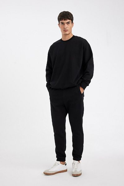 DeFacto Jogger-Jogginghose – Standard-Passform, Schnür-Taille, elastisches Bein, mit Taschen A6468ax24au