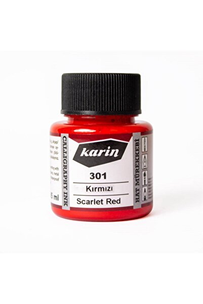Karin Hat Mürekkebi 301 Kırmızı 45 ml