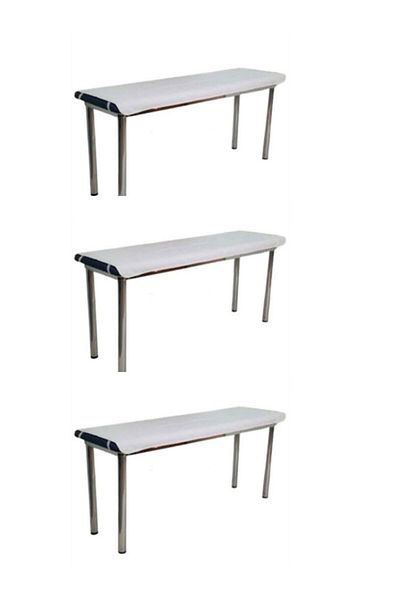 alez PVC White Stretcher Cover Set of 3, PVC Elastic White Inspection Table Cover
