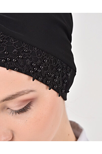 mim eşarp Δαντελένιο καπό με πέρλες