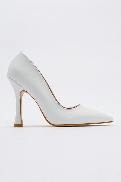 Ccway Women's Stiletto White Skin
