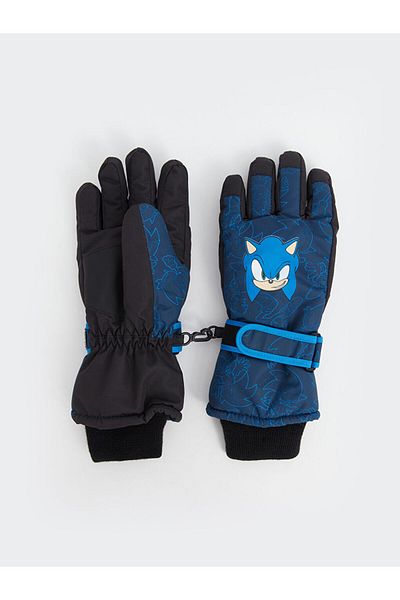 LC Waikiki Sonic Printed Boy's Snow Gloves