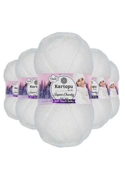 NW NessiWorld 5 Pieces Super Chunky Thick Winter Hand Knitting Yarn 100 Gr K010