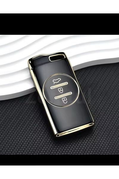 bigkey Chery Tiggo 7 Key Case (Black-Gold Color)