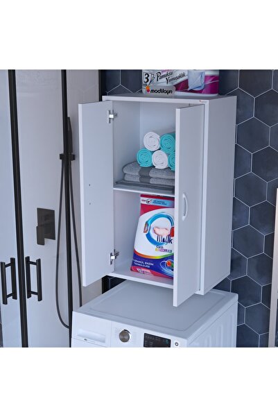 Modilayn NEWYORK 54 x 88,4 x 32,5 cm Makine Üstü Çok Amaçlı Asma Banyo & Mutfak Dolabı