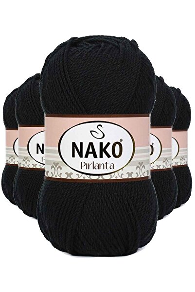 Marsilyan 5 قطع من صوف أميجورومي الماسي للحياكة اليدوية باللون الأسود 217