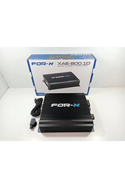 For-X Mono Amfi – Xae-800.1d Bass Anfisi – 800 Rms Bass Kontrollü Mono Anfi