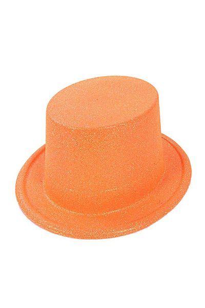 nuit dose Fluorescent Tcu Color Glitter Long Fedora Bowler Hat 12 cm