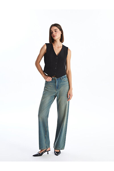 LC Waikiki Straight Fit Γυναικείο Jean Παντελόνι