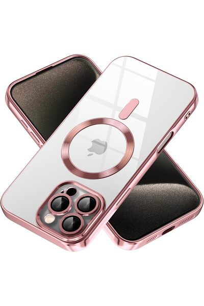 Rivor Apple iPhone 16 Pro Max Kılıf Kamera Korumalı Magsafe Wireless Şarj Şef...