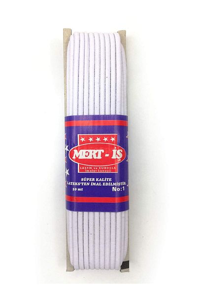 Tek-İş Tekis Rubber Laundry Frost Skirt Waist Leg Rubber 10 Meters