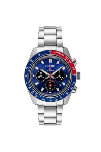 Seiko Ssc913p Solar Çelik Gri Safir Cam Lacivert Kadran 41 Mm Erkek Kol Saati