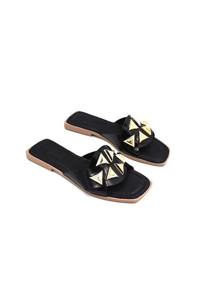 Prego Papuci de damă negri Torok Daily - Oc Shoes