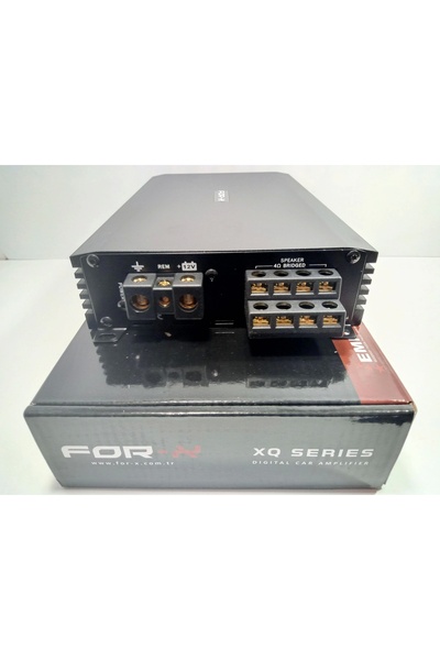For-X Amfi – 4 x 300 RMS Ses ve Bass Amfisi – For-x XQ-300.4D Oto Anfi - For-x Çakmak Hediyeli
