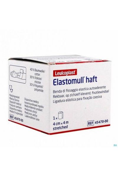 BSN Elastomull Haft Lf Bsn Fixation Bandage 4cm X 4m White