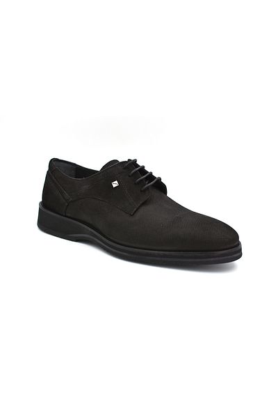 Fosco Haiki Leather Eva Silver Men's Shoes - Light Sole, MATTE BLACK