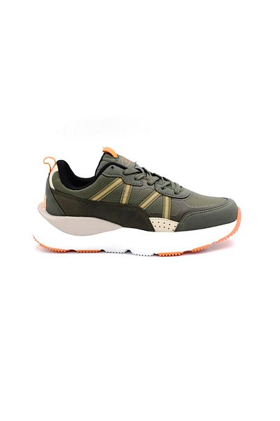 M.P. Phlon Light Sole Men's Sports Shoes - M.P 242-2048 Lace-Up Khaki