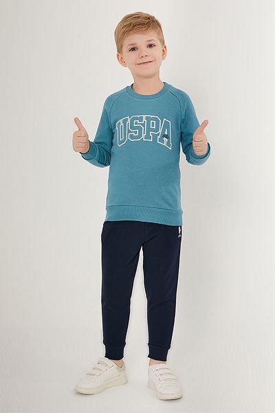 U.S. Polo Assn. Σετ Πιτζάμες Αγόρι Πετρελαίου - 50285644 -VR102