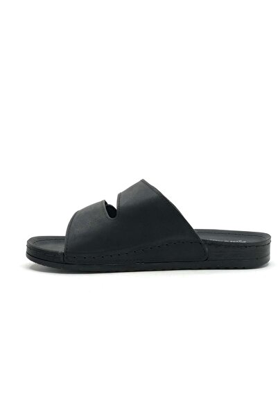 KOCAMANLAR Aryan 36-793 Рекомендовані ортопедичні чоловічі тапочки ЧОРНІ