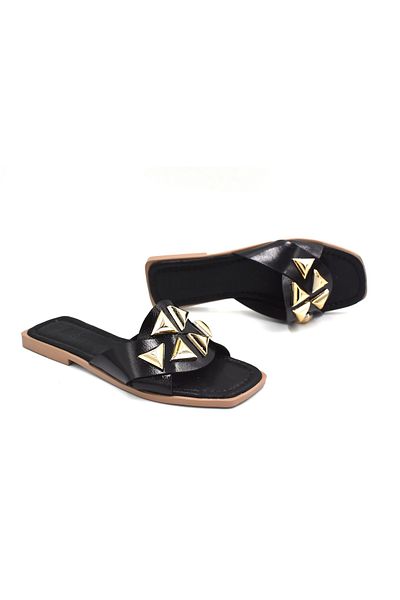 Prego Papuci de damă negri Torok Daily - Oc Shoes