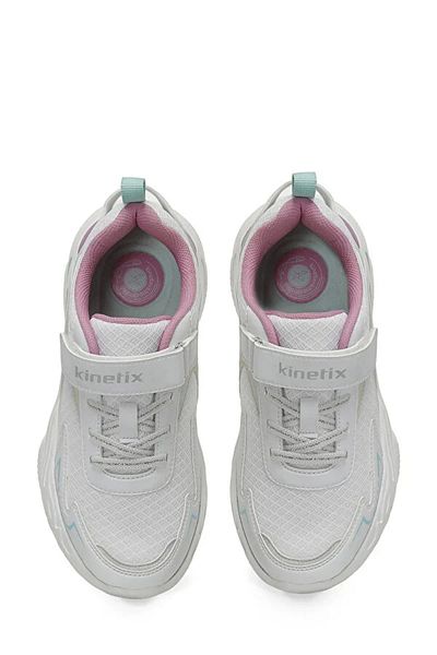 Kinetix Frofe 4 Fx Phlon - Pantofi sport pentru copii cu talpă ușoară și velcro alb