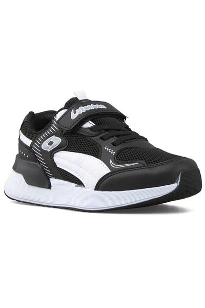 Prego LAFONTEN 729 - Anorak negru și pantofi sport cu velcro pentru copii