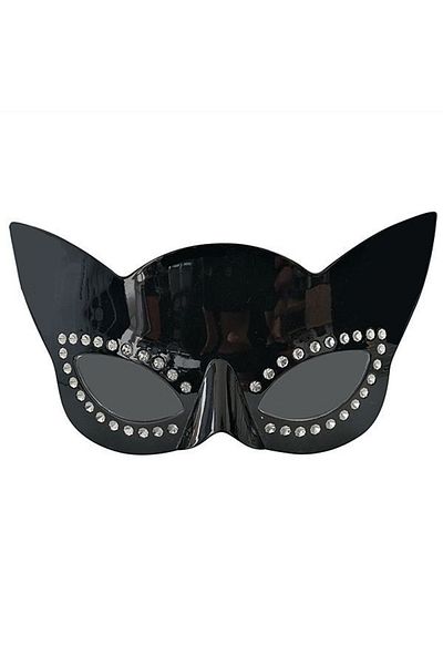 CEKAVE Black Color Black Glass Cat Shaped Party Glasses 20X11 cm