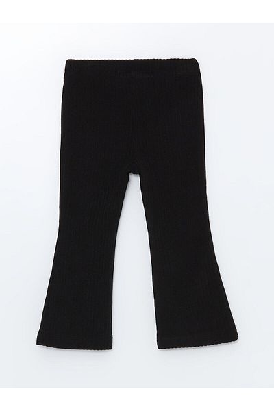 LC Waikiki Lw - Elastic Waist Textured Baby Girl Flared Leg Leggings