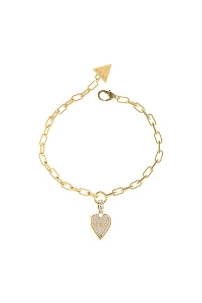 Guess JGUJUBB03250JWYGS سوار نسائي على شكل قلب