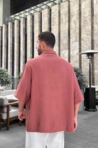 HAFKAGİYİM MAVİ Морський кінь Вишивка Деталь BS Oversize Сорочка