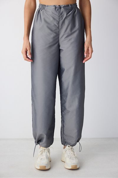 Penti Dark Anthracite Melange Parachute Trousers