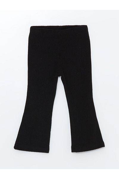 LC Waikiki Lw - Elastic Waist Textured Baby Girl Flared Leg Leggings