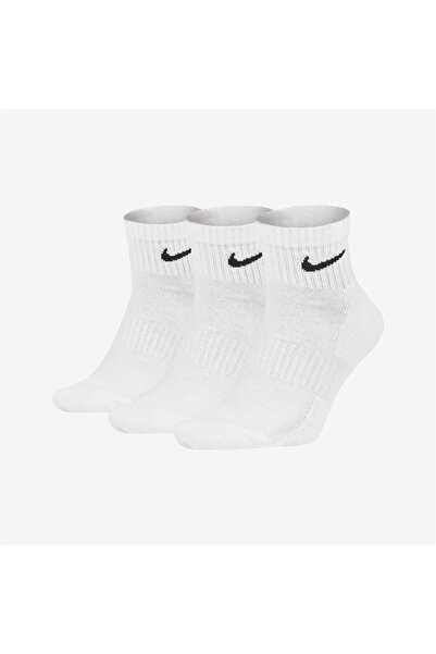 Nike Чоловічі шкарпетки U Nk Everyday Cush Ankle 3pr білі - Sx7667-100