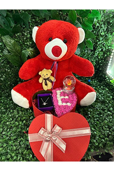 PİNK SHAKE 14 Şubat Sevgiliye Arkadaşa Hediye Kutusu Kolyeli Satürn Işıklı Kü...