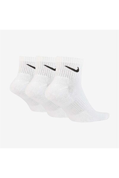 Nike Чоловічі шкарпетки U Nk Everyday Cush Ankle 3pr білі - Sx7667-100