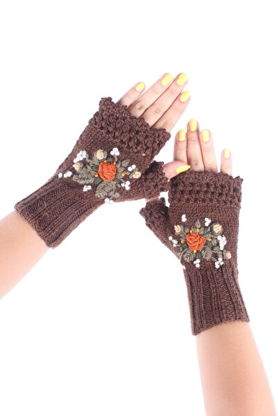 Bodrummix İşlemeli El Yapımı Tasarım Eldiven