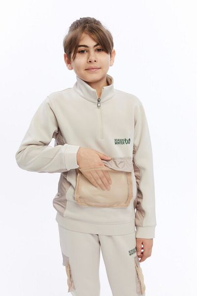 XO Kids Σετ φόρμας αγοριού με επένδυση ελαστική μέση και τσέπες φορτίου 5-14 ετών 5018