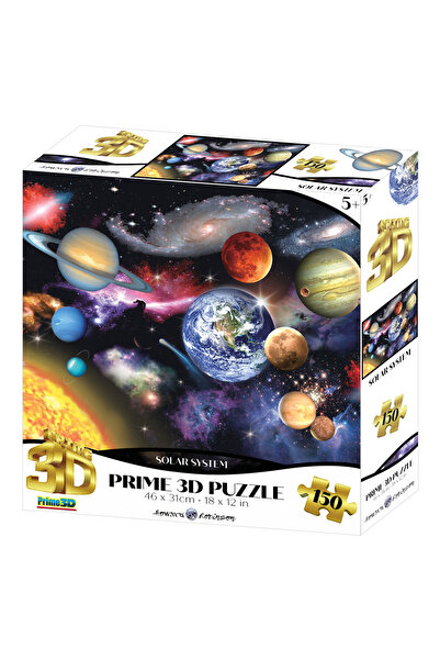 Prime 3D نموذج 10807 لغز النظام الشمسي 150 قطعة