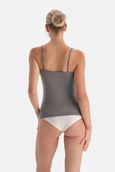 Dagi Dark Gray 5017Kc Modal Cashmere Lace Detailed Athlete