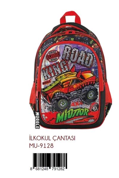 MUGGLE Geanta pentru școala primară King Road - Colecția Mu-9128