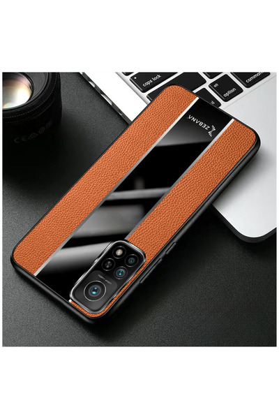 Zebana Xiaomi Mi 10t 5g Compatible Case Premium Leather Case Brown