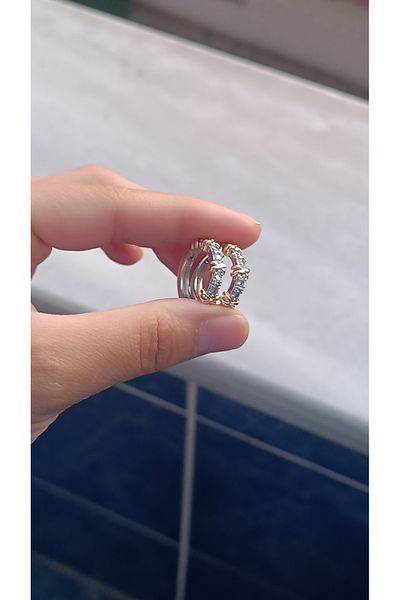 GÜRLER Xoxo Steel Hoop Earrings