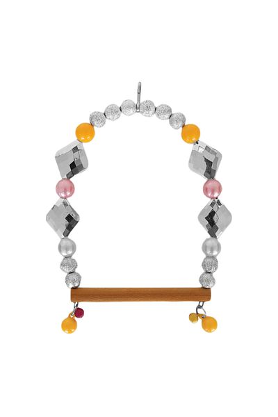 kapsulavm Bird Swing Large Shiny Beads 10-16 cm