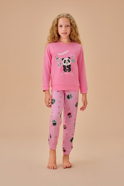 SUWEN Panda Children's Pajama Set