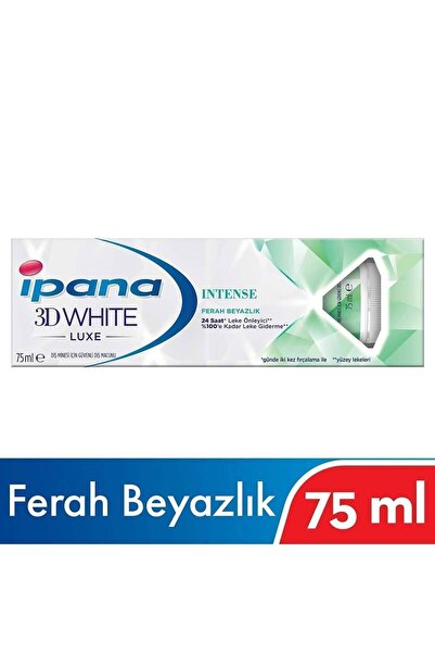 İpana 3 Boyutlu Beyazlık Luxe Diş Macunu Intense Beyazlatıcı 75 ml