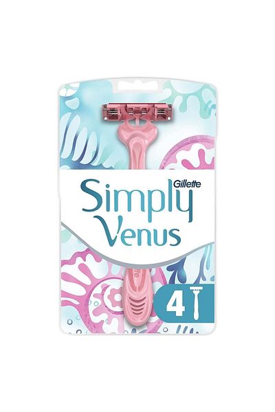 Gillette Venus Simply Venus Pouch Disposable Horse Knife Set of 4