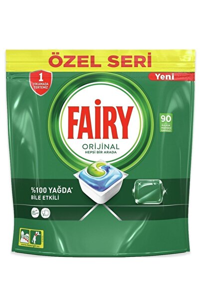 Fairy Hepsi Bir Arada Bulaşık Deterjanı Orijinal Kapsül 90 Lı