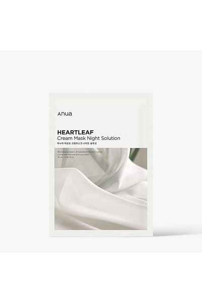 ANUA Heartleaf Cream Mask Night Solution (10PCS)