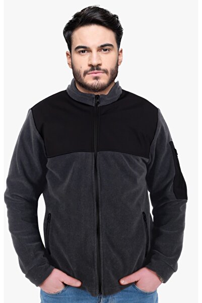 Seda Tekstil Polar Ceket, Polar Mont, Omuzları Su Geçirmez Softshell Mont Ceket